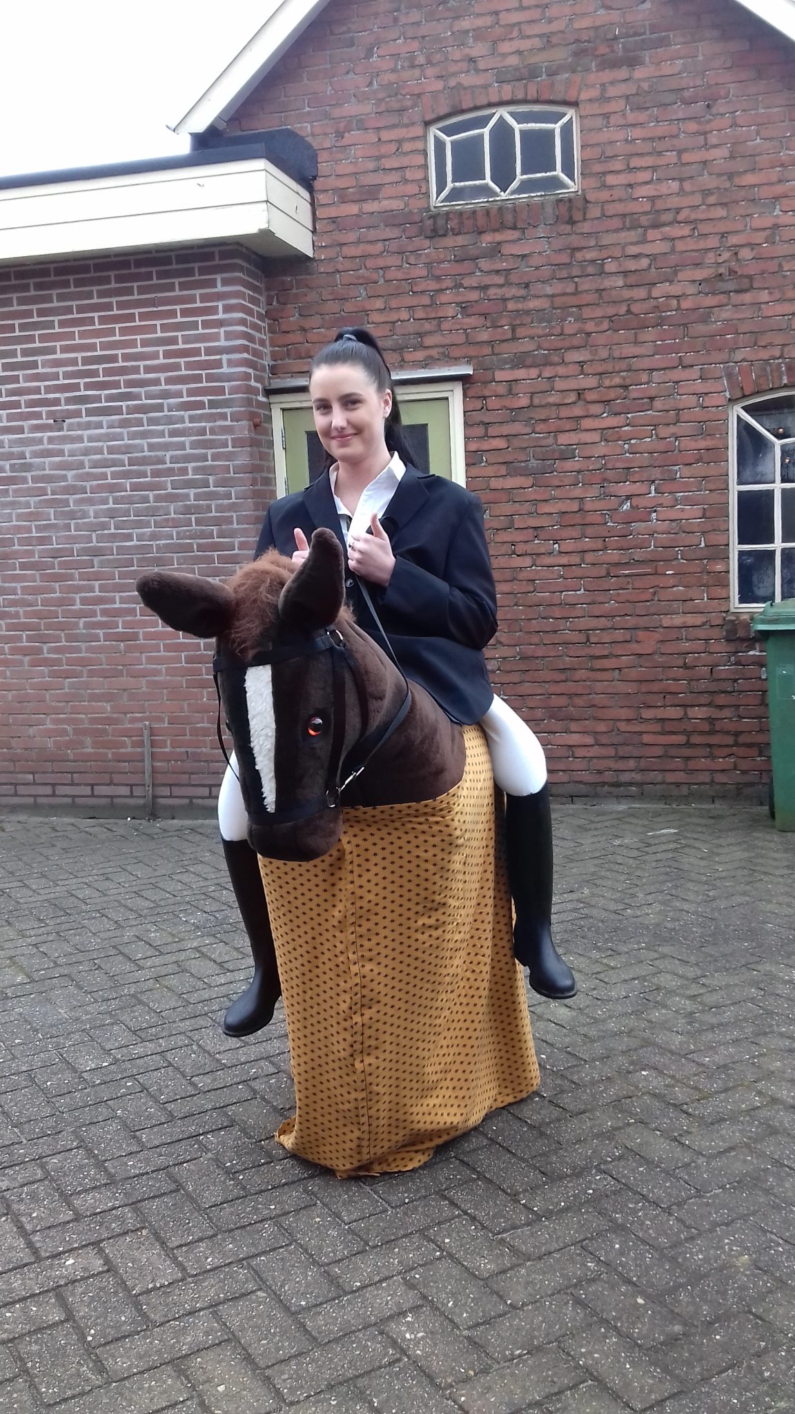 Ruiter op paard